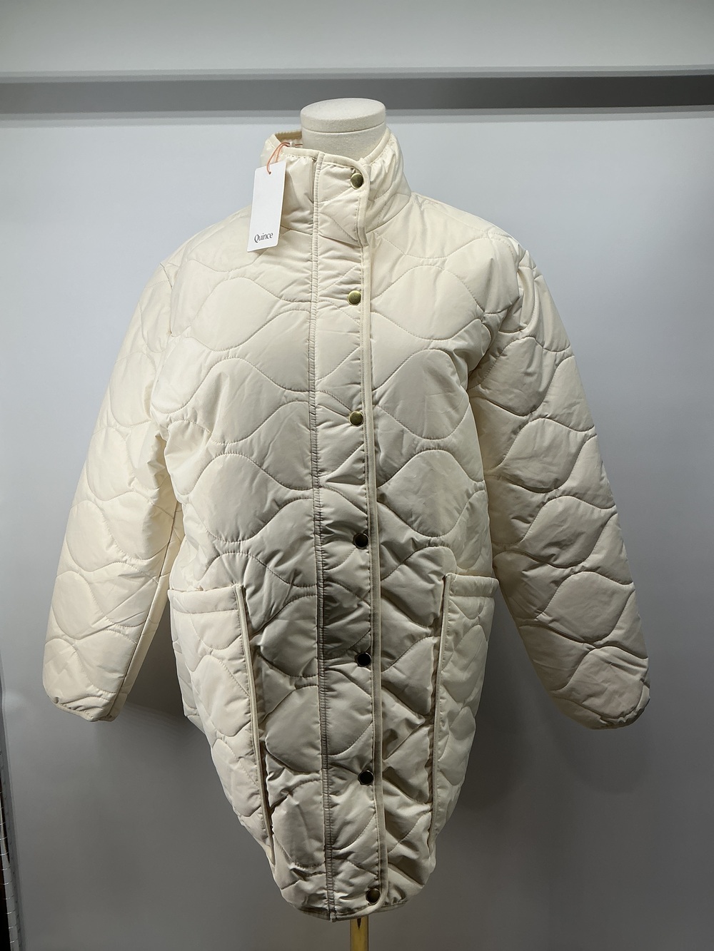 Featherless Quilted Long Puffer Jacket